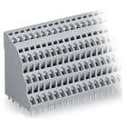 WAGO ELETTRONICA - Morsetto per circuito stampato a quattro piani.2,5 mm².Passo pin 5 mm.grigio