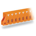 WAGO ELETTRONICA - Morsetto per circuito stampato.pulsante.2,5 mm².arancione