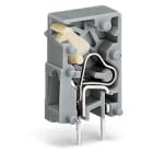 WAGO ELETTRONICA - Morsetto per circuito stampato sovrapponibile.pulsante.2,5 mm².grigio