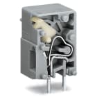 WAGO ELETTRONICA - Morsetto per circuito stampato sovrapponibile.pulsante.2,5 mm².grigio 741-903