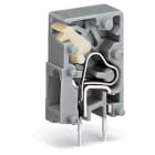 WAGO ELETTRONICA - Morsetto per circuito stampato sovrapponibile.pulsante.2,5 mm².grigio 741-904