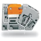 WAGO ELETTRONICA - Morsetto per circuito stampato sovrapponibile.con sezionatore a coltello.2,5 mm².grigio