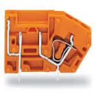 WAGO ELETTRONICA - Morsetto per circuito stampato sovrapponibile.con supporto per fusibile.2,5 mm².arancione