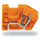 WAGO ELETTRONICA - Morsetto per circuito stampato sovrapponibile.con collegamento a ponte opzionale.2,5 mm².arancione