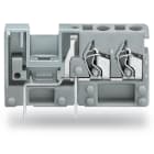 WAGO ELETTRONICA - Morsetto per circuito stampato per 2 conduttori sovrapponibile.con collegamento a ponte opzionale.2,5 mm².grigio 742-171