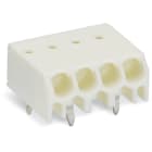WAGO ELETTRONICA - Morsetto per circuito stampato.1,5 mm².Passo pin 3,5 mm.bianco