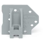 WAGO ELETTRONICA - Piastra terminale.con flangia.grigio