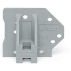 WAGO ELETTRONICA - Piastra terminale.con flangia.grigio