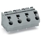 WAGO ELETTRONICA - Morsetto per circuito stampato.6 mm².Passo pin 15 mm.grigio