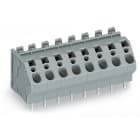 WAGO ELETTRONICA - Morsetto per circuito stampato.4 mm².Passo pin 7,5 mm.grigio