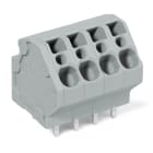 WAGO ELETTRONICA - Morsetto per circuito stampato.4 mm².Passo pin 5 mm.grigio