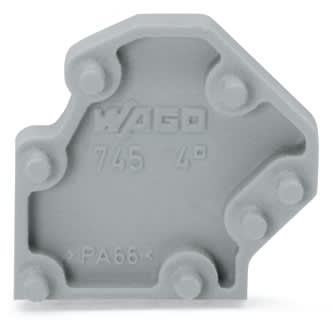 WAGO ELETTRONICA - Elemento cieco.per ampliare il passo.spessore 2,5 mm.grigio 745-3138