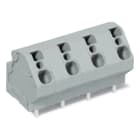 WAGO ELETTRONICA - Morsetto per circuito stampato.4 mm².Passo pin 10 mm.grigio