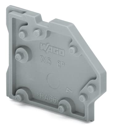 WAGO ELETTRONICA - Elemento cieco.per ampliare il passo.spessore 2,5 mm.grigio