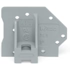 WAGO ELETTRONICA - Piastra terminale.con flangia.grigio
