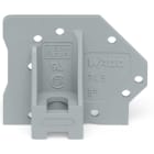 WAGO ELETTRONICA - Piastra terminale.con flangia.grigio