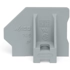 WAGO ELETTRONICA - Piastra terminale.con flangia.grigio 745-345