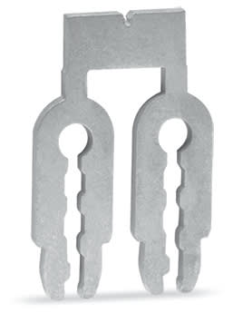 WAGO ELETTRONICA - Ponticello.2 poli.non rivestito.argento-colorato 745-382