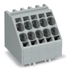 WAGO ELETTRONICA - Morsetto per circuito stampato per 2 conduttori.10 mm².Passo pin 7,5 mm.grigio