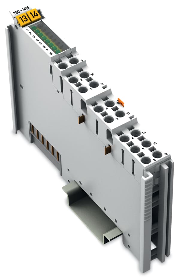 WAGO ELETTRONICA - Ingresso digitale a 8 canali.24 V DC.0,2 ms