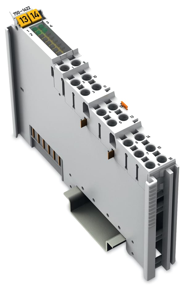 WAGO ELETTRONICA - Ingresso digitale a 4 canali.24 V DC.3 ms