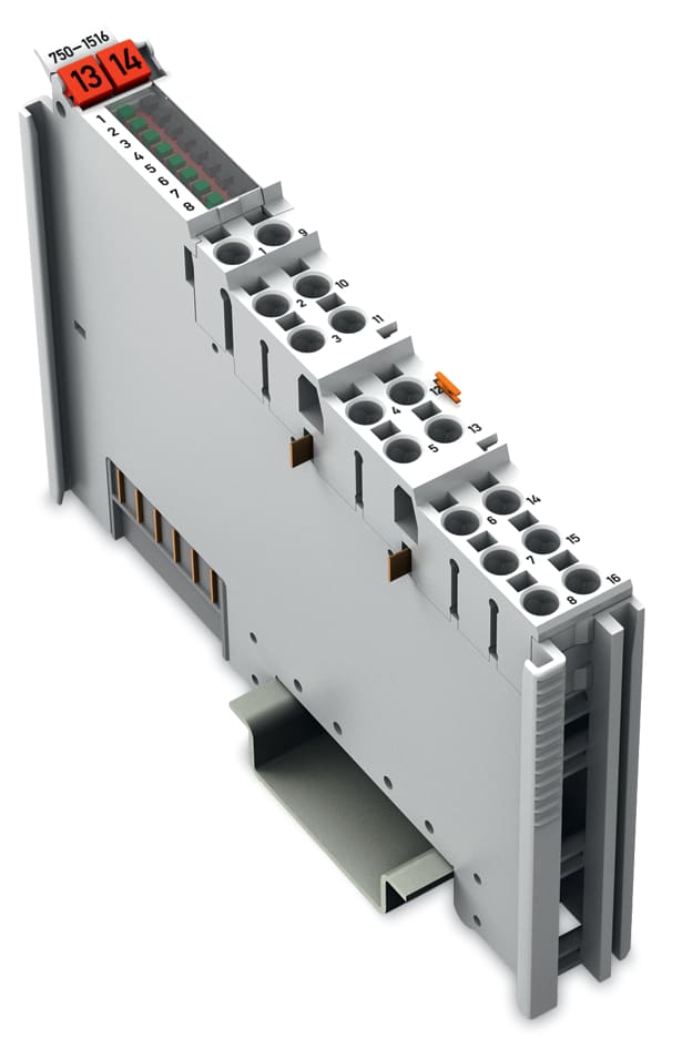 WAGO ELETTRONICA - Uscita digitale a 8 canali.24 V DC.0,5 A