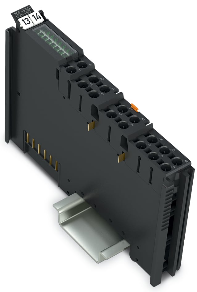 WAGO ELETTRONICA - Distribuzione del potenziale.16 vie, 24 V.Estrema.grigio scuro