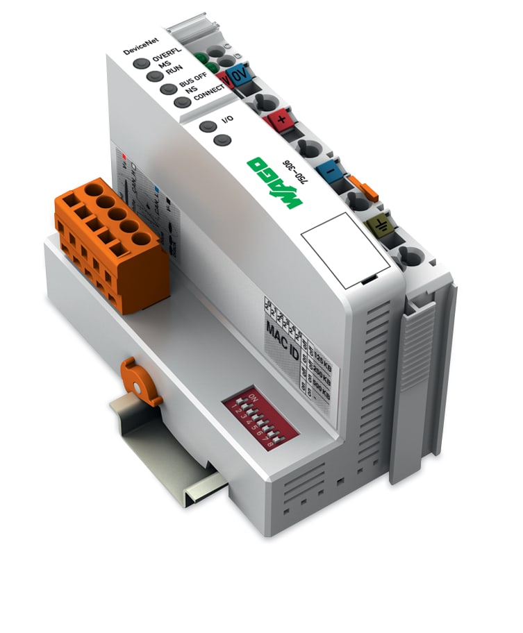 WAGO ELETTRONICA - Accoppiatore fieldbus DeviceNet.grigio chiaro