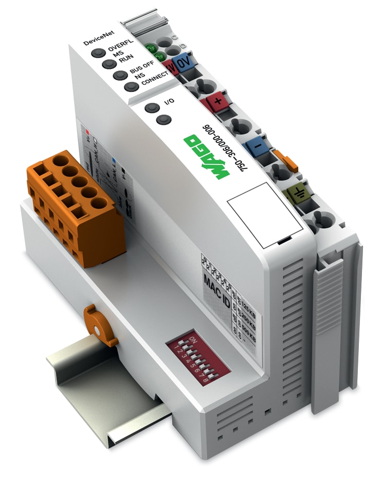 WAGO ELETTRONICA - Accoppiatore fieldbus DeviceNet.grigio chiaro