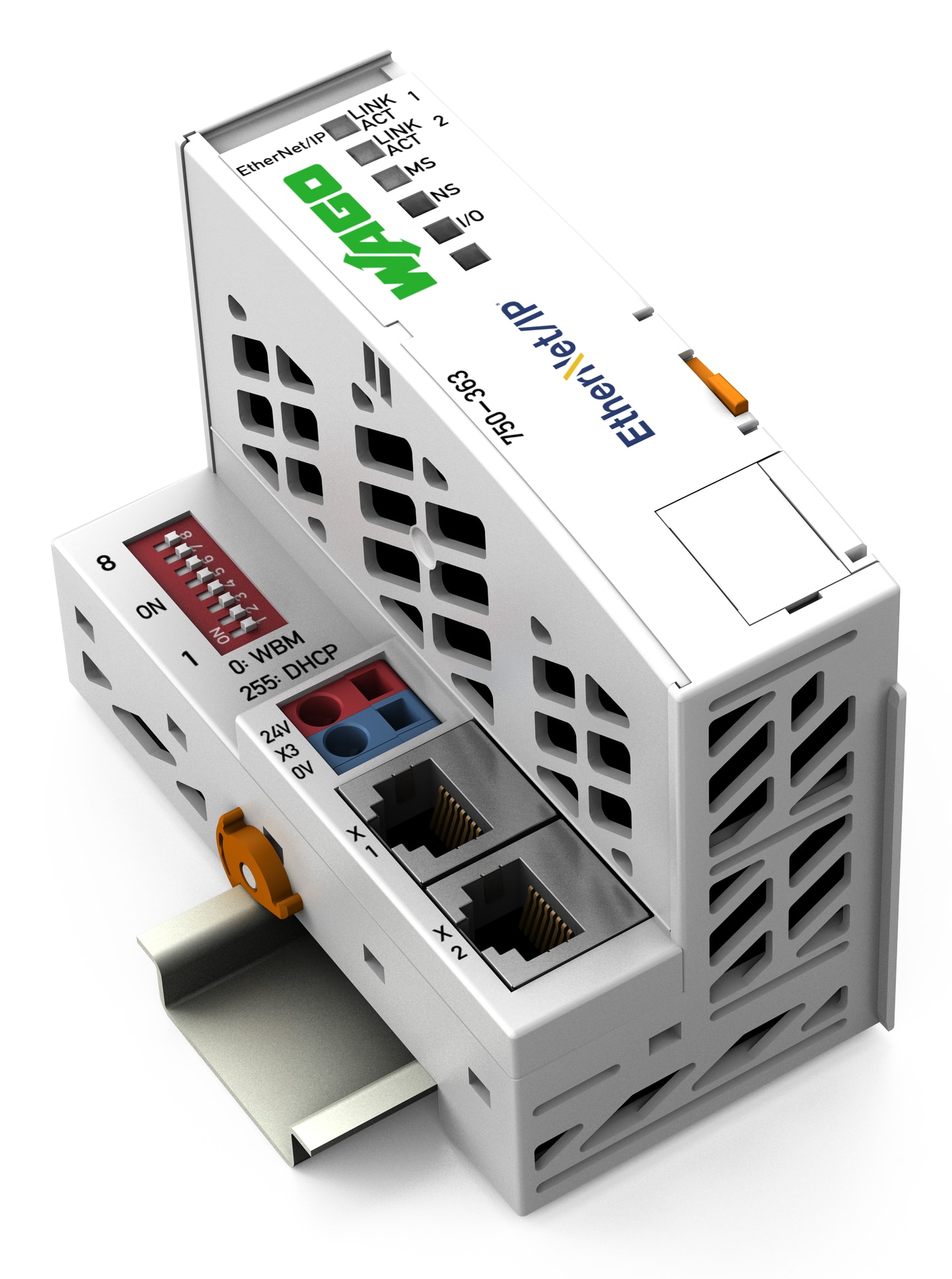 WAGO ELETTRONICA - Accoppiatore fieldbus EtherNet/IP.4ª generazione.ECO