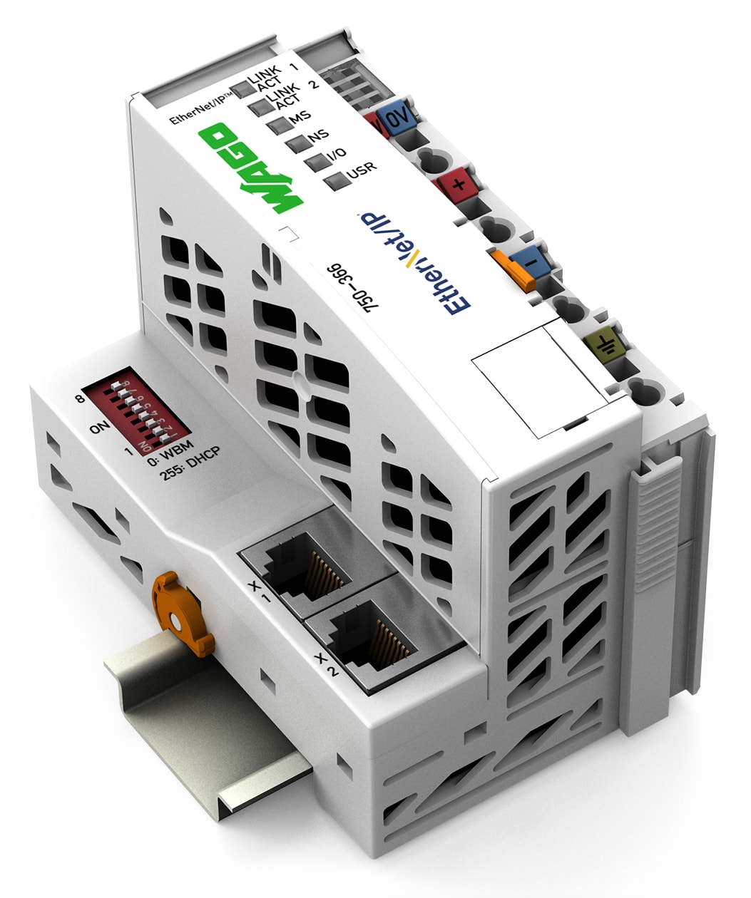 WAGO ELETTRONICA - Accoppiatore fieldbus EtherNet/IP.4ª generazione.DLR