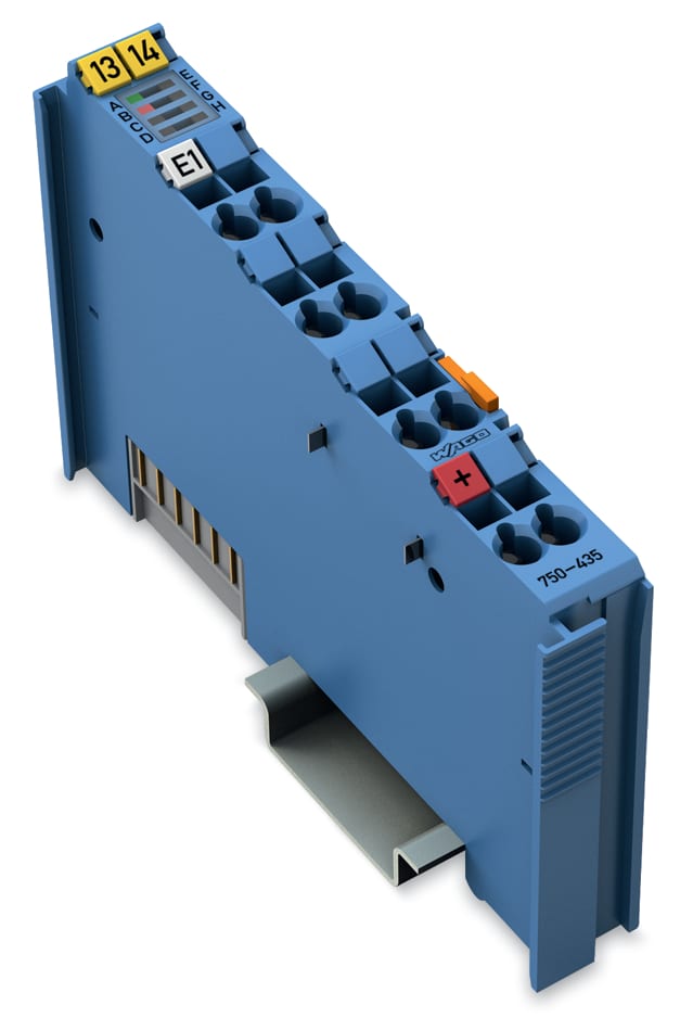 WAGO ELETTRONICA - Ingresso digitale a 1 canale.NAMUR.Sicurezza intrinseca.blu 750-435