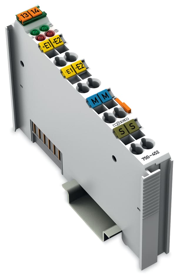 WAGO ELETTRONICA - Ingresso analogico a 2 canali.0 - 20 mA.Ingresso differenziale.grigio chiaro