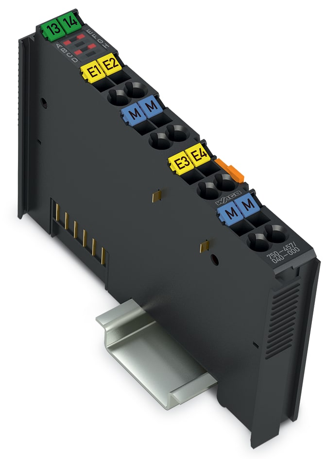 WAGO ELETTRONICA - Ingresso analogico a 4 canali.±10 V DC.Single-ended.grigio scuro