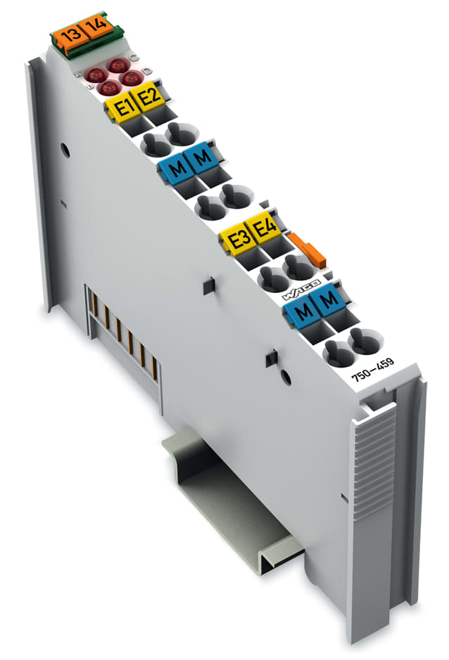WAGO ELETTRONICA - Ingresso analogico a 4 canali.0 - 10 V DC.Single-ended.grigio chiaro