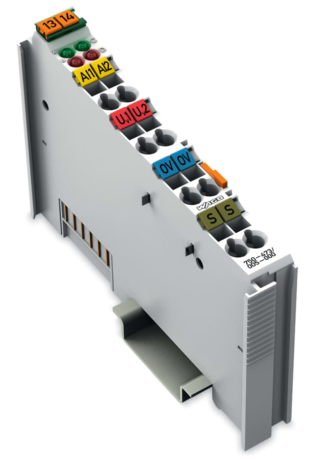 WAGO ELETTRONICA - Ingresso analogico a 2 canali.4 - 20 mA.Single-ended.grigio chiaro