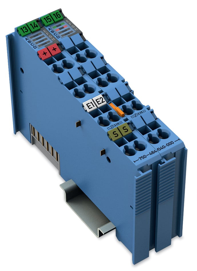 WAGO ELETTRONICA - Ingresso analogico a 2 canali.4 - 20 mA HART.Sicurezza intrinseca.blu