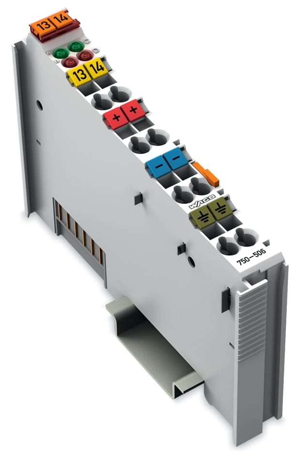 WAGO ELETTRONICA - Uscita digitale a 2 canali.24 V DC.0,5 A.grigio chiaro
