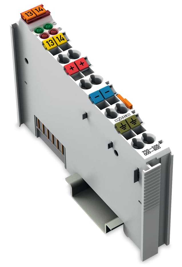 WAGO ELETTRONICA - Uscita digitale a 2 canali.24 V DC.0,5 A.grigio chiaro