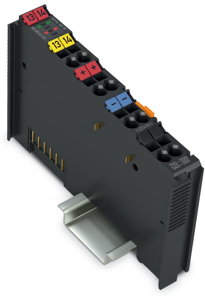 WAGO ELETTRONICA - Uscita digitale a 2 canali.24 V DC.2,0 A.grigio scuro