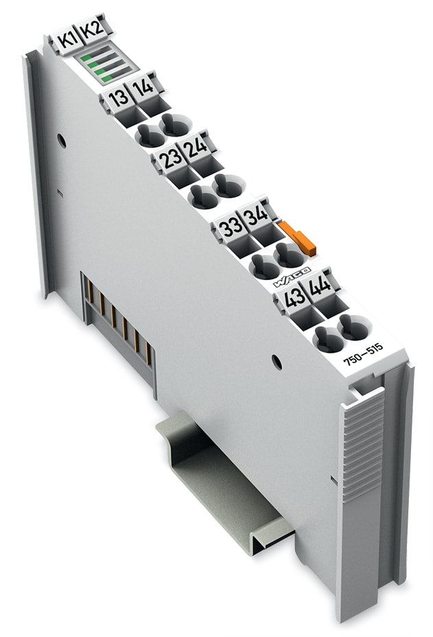 WAGO ELETTRONICA - Uscita relè a 4 canali.250 V AC.2,0 A