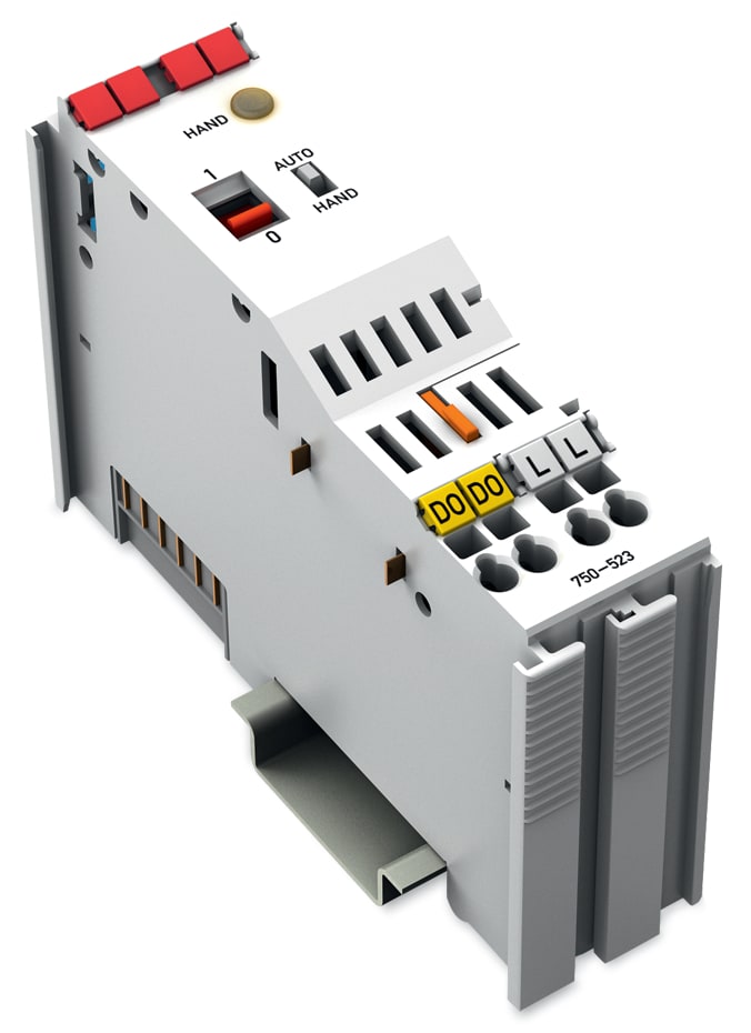 WAGO ELETTRONICA - Uscita relè a 1 canale.250 V AC.16 A.grigio chiaro
