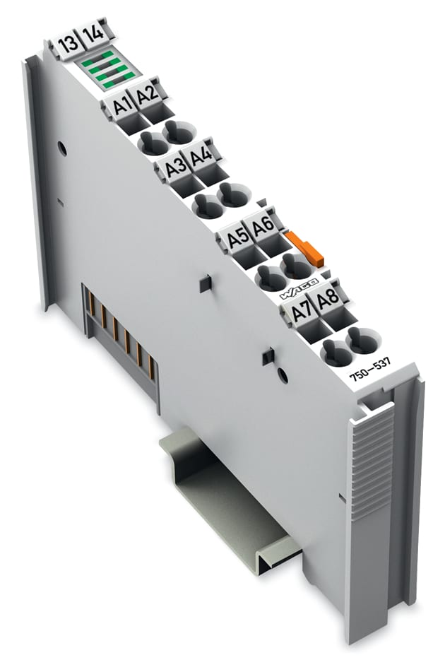 WAGO ELETTRONICA - Uscita digitale a 8 canali.24 V DC.0,5 A.grigio chiaro