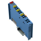 WAGO ELETTRONICA - Uscita relè a 2 canali.Senza potenziale.2 contatti in scambio.blu