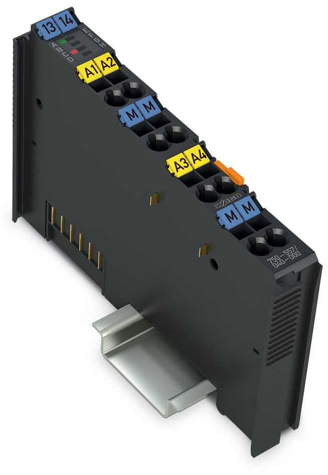 WAGO ELETTRONICA - Uscita analogica a 4 canali.±10 V DC.Estrema.grigio scuro