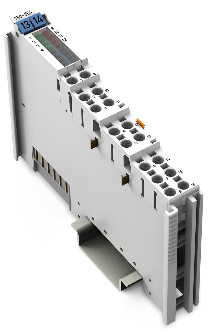 WAGO ELETTRONICA - Uscita analogica a 4 canali.Tensione/corrente 750-564