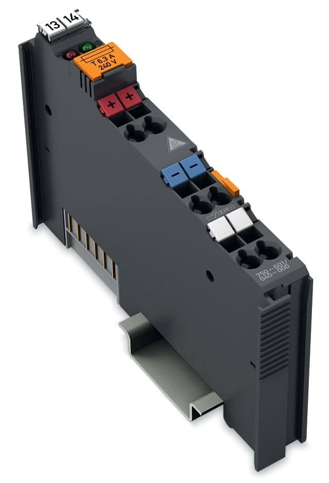 WAGO ELETTRONICA - Alimentazione.24 V DC.portafusibile.grigio scuro