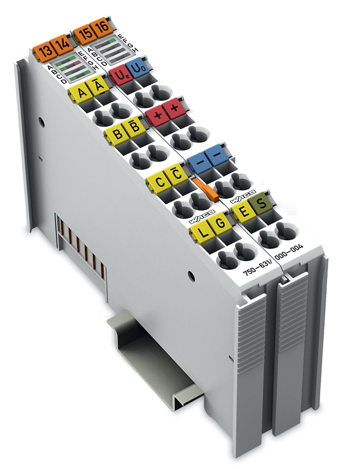 WAGO ELETTRONICA - Interfaccia encoder incrementale.RS-422.16 bit.grigio chiaro 750-631/000-004