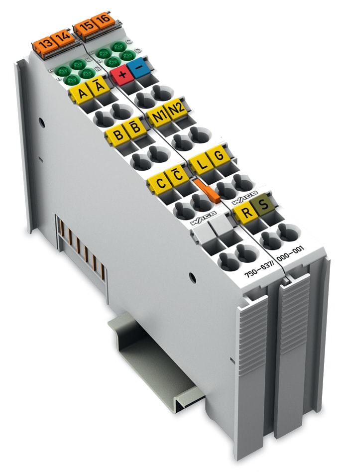 WAGO ELETTRONICA - Interfaccia encoder incrementale.24 V DC.Ingresso differenziale.grigio chiaro