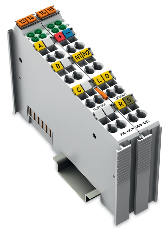 WAGO ELETTRONICA - Interfaccia encoder incrementale.24 V DC.Single-ended.grigio chiaro
